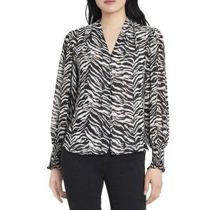 Vince Camuto Zebra Blouse XL